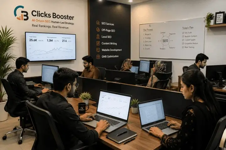 Clicks Booster office